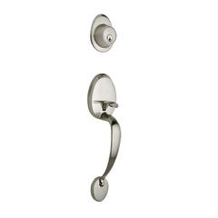 Colonial Handleset In Satin Stainless