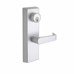 Commercial Non-Handed Exterior Escutcheon Storeroom Lever In Satin Stainless