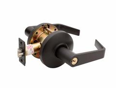 Commercial Non-Handed Grade 2 Security Classroom Lever In Oil Rubbed Bronze