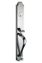 Traditional Handleset In Polished Stainless